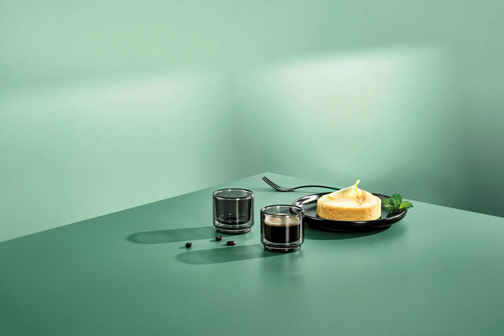 AdHoc Impact Espresso Mug Set – Double-Walled Glass
