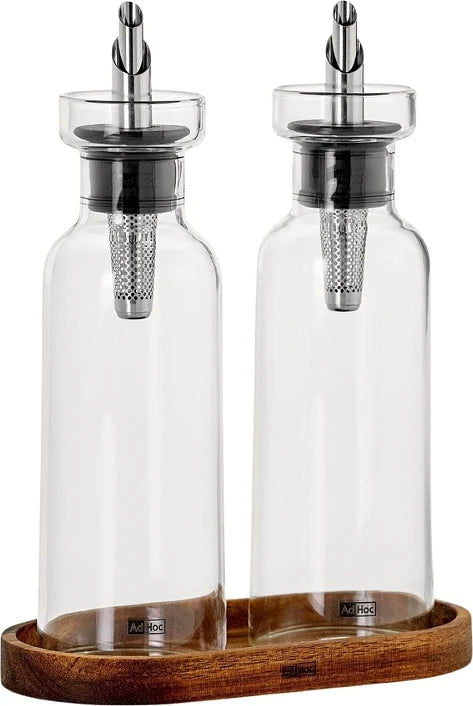 AdHoc AromaPour Oil & Vinegar Dispenser Set – 300 ml