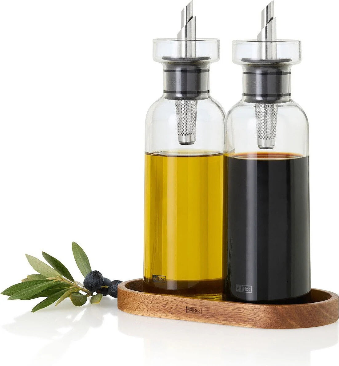 AdHoc AromaPour Oil & Vinegar Dispenser Set – 300 ml