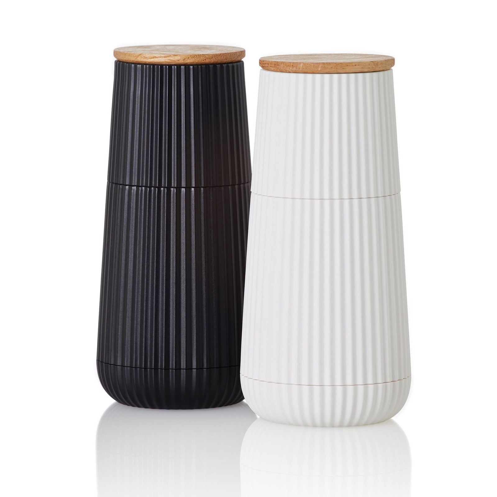 AdHoc Scape Salt & Pepper Mill Set – Black & White