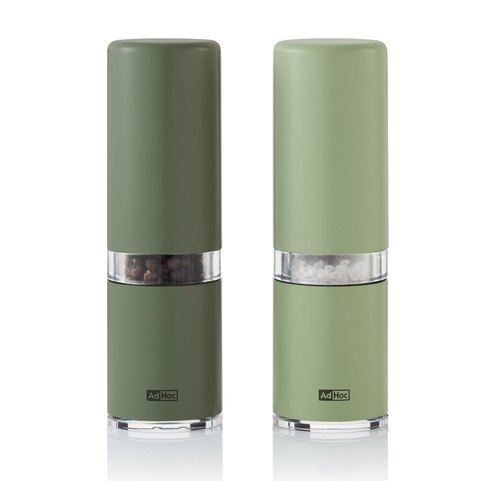 AdHoc Style Salt & Pepper Mill Gift Set – Green/Light Green