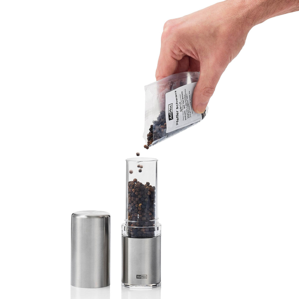 AdHoc Style Salt & Pepper Mill Gift Set – Green/Light Green
