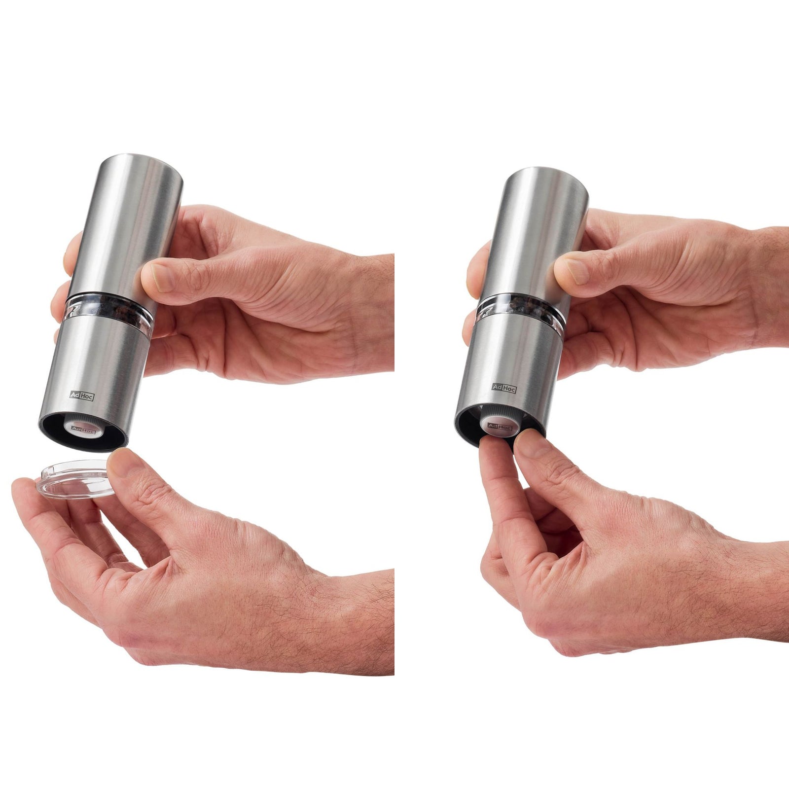 AdHoc Style Salt & Pepper Mill Gift Set – Taupe/Beige