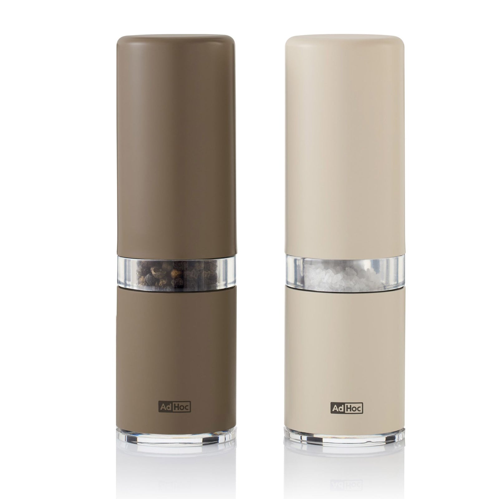 AdHoc Style Salt & Pepper Mill Gift Set – Taupe/Beige