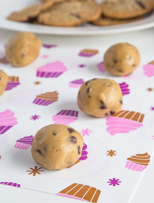 Bakelicious Cupcake / Cookie 2-Sided Silicone Baking Mat by Kitchen Niche