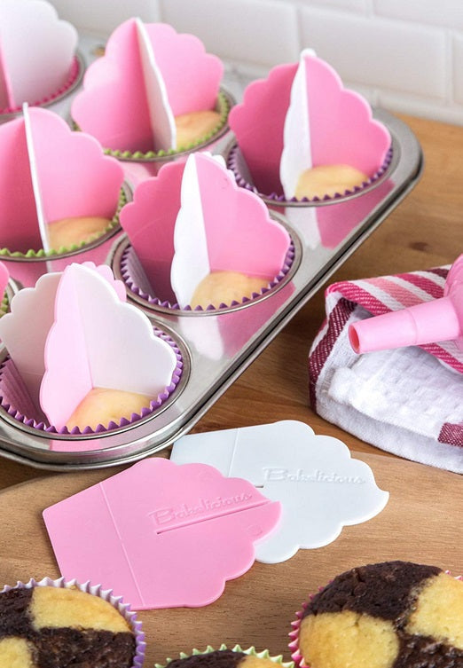 Bakelicious Set of 12 Cupcake Dividers by Kitchen Niche