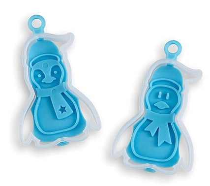 Bakelicious Penguin Flip &amp; Stamp Cookie Cutter by Kitchen Niche