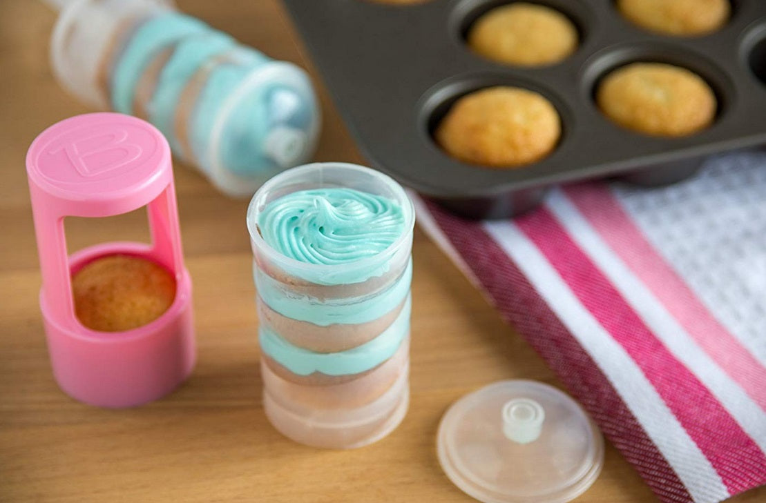 Bakelicious Push Pop Swirl Containers Set of 6 by Kitchen Niche