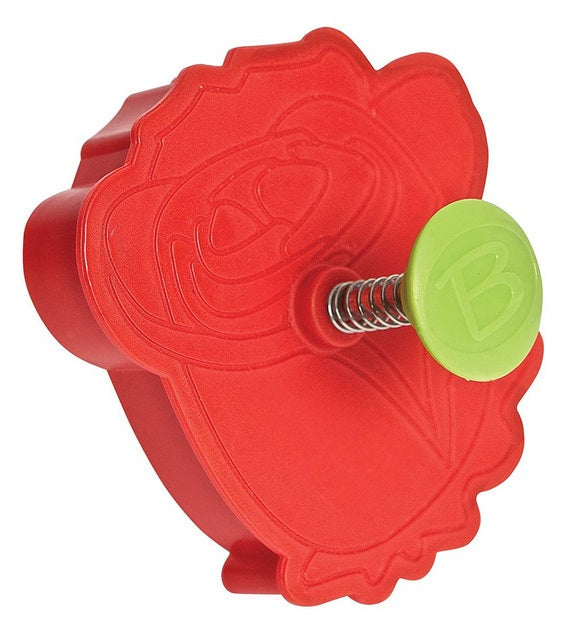 Bakelicious Rose Plunger Cookie Cutter by Kitchen Niche