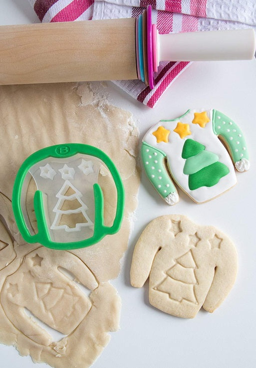 Bakelicious Christmas Tree Sweater Cookie Cutter by Kitchen Niche