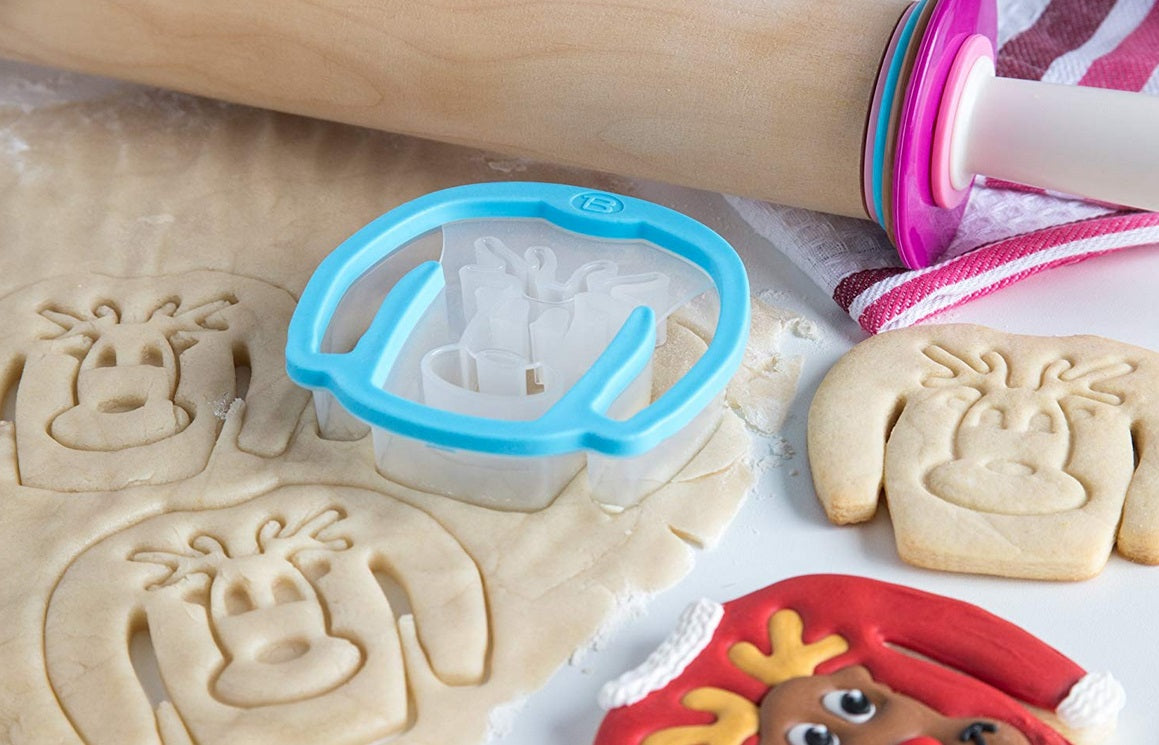 Bakelicious Reindeer Ugly Sweater Cookie Cutter