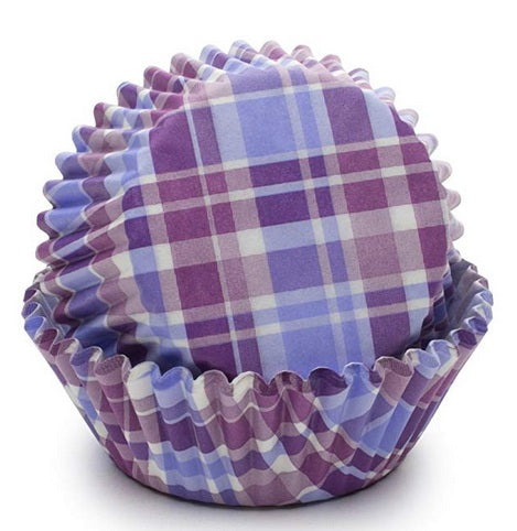 Fox Run Purple Madras Baking Cup Set of 50 by Kitchen Niche