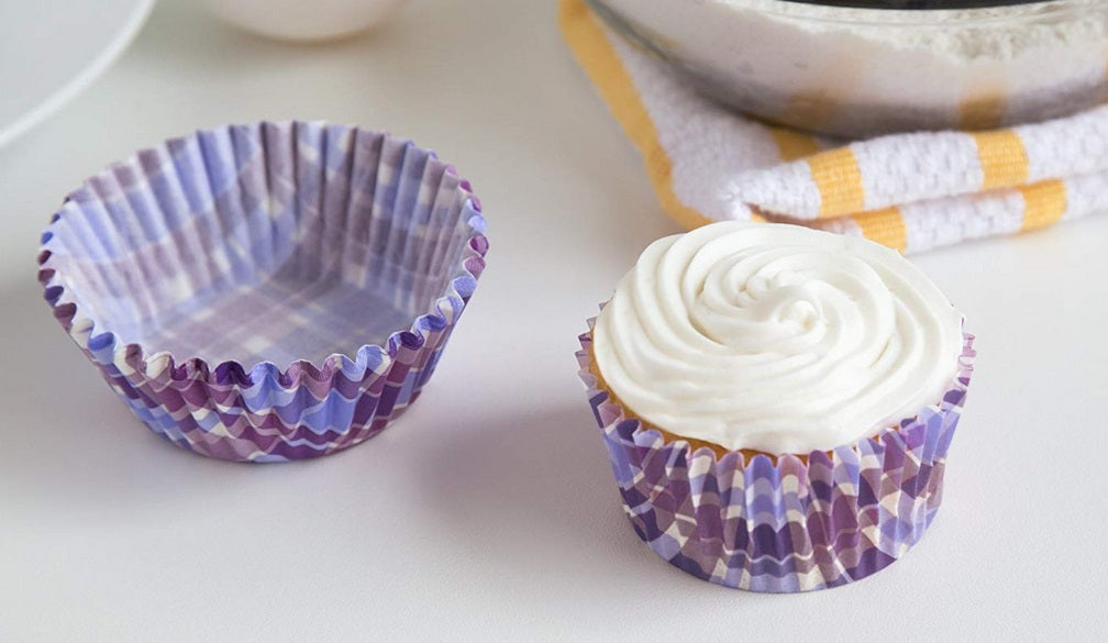 Fox Run Purple Madras Baking Cup Set of 50 by Kitchen Niche