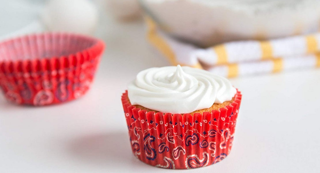 Fox Run Red Bandana Baking Cup Set of 50 by Kitchen Niche