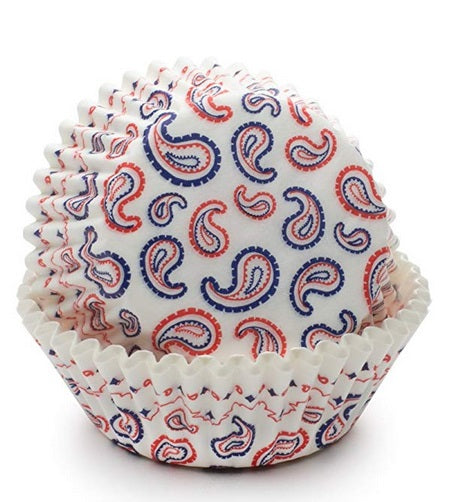 Fox Run White Bandana Baking Cup Set of 50 by Kitchen Niche