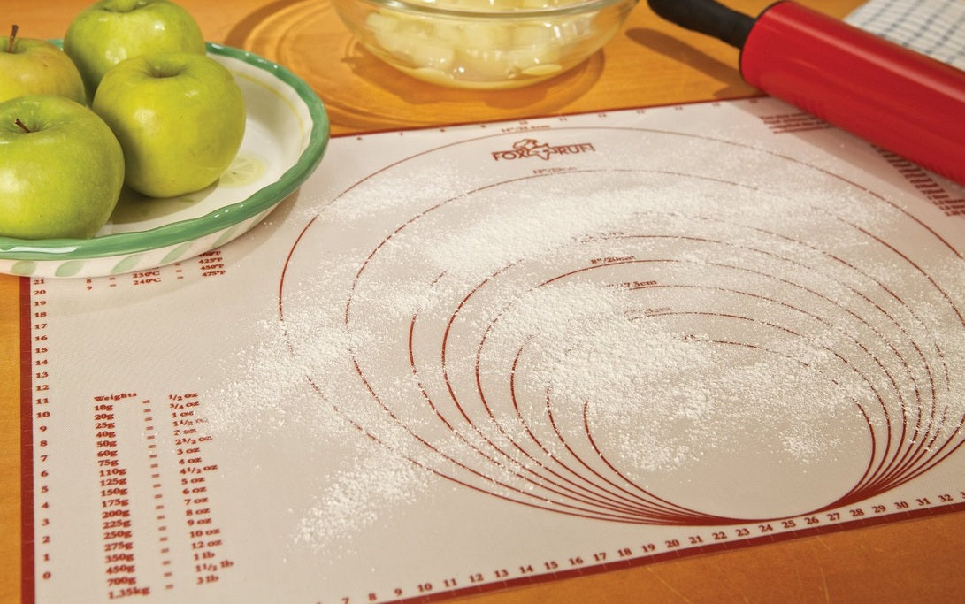 Fox Run 23.25" x 15.25" Silicone Baking Mat with Measurements by Kitchen Niche