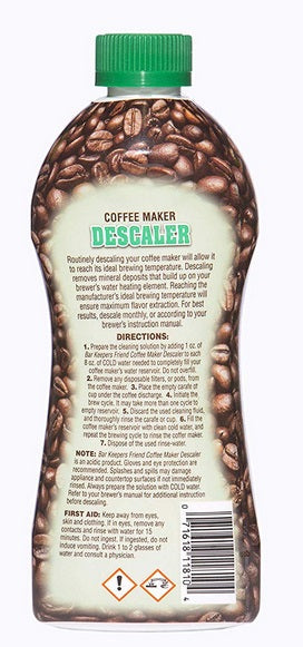 Bar Keepers Friend Coffee Maker Descaler by Kitchen Niche