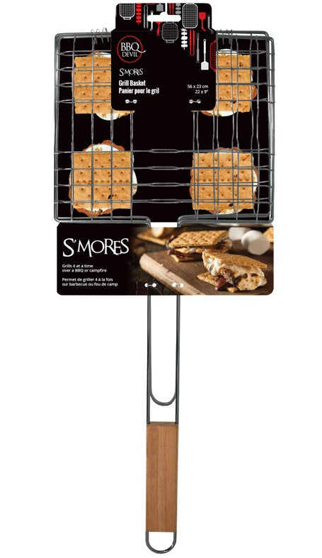 BBQ Devil S'mores Barbecue Grill Basket by Kitchen Niche