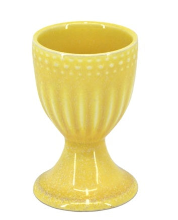 BIA Cordon Bleu French Lace Reactive Egg Cup Yellow by Kitchen Niche