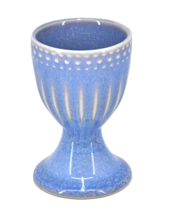 BIA Cordon Bleu French Lace Reactive Egg Cup Blue by Kitchen Niche