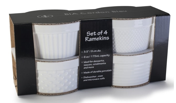 BIA Cordon Bleu Textured Ramekins Set of 4 BIA Cordon Bleu by Kitchen Niche