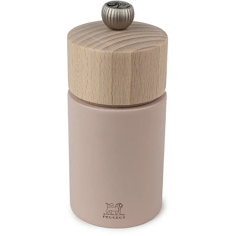 Peugeot Boreal Manual Salt Mill - Rose Petal Beechwood - 12cm