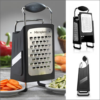 Microplane 4-Sided Box Grater by Kitchen Niche