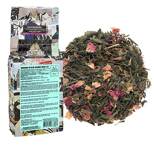 Metropolitan Tea Metz Organic Kyoto Cherry Rose Loose Leaf Tea 1.1 lbs