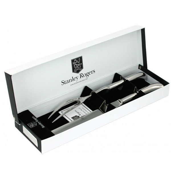 Stanley Rogers 2-Piece Pistol Grip Carving Set by Kitchen Niche