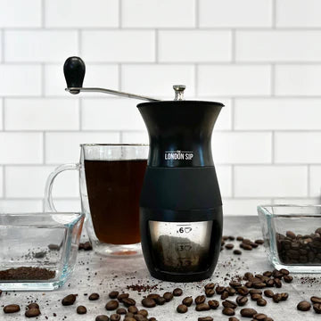 London Sip Ceramic Burr Coffee Grinder by Kitchen Niche