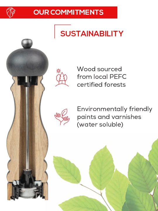 Peugeot Paris Classic Chocolate 30cm Pepper Mill by Kitchen Niche