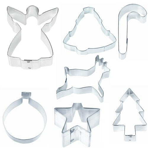 Fox Run 7 Piece Christmas Cookie Cutter Set by Kitchen Niche