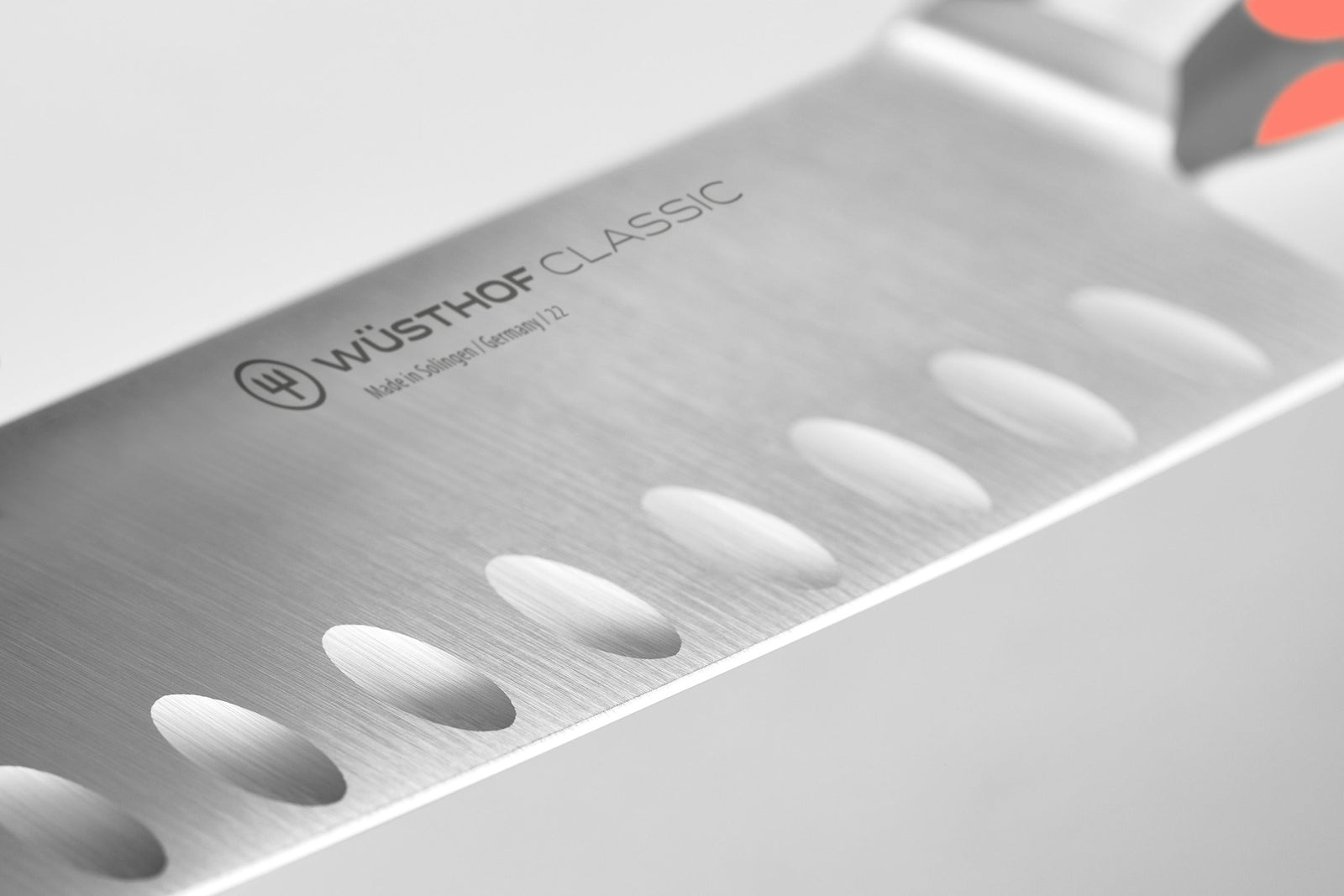 Wüsthof Classic Coral Peach Hollow Ground Santoku Knife – 7" Wusthof by Kitchen Niche