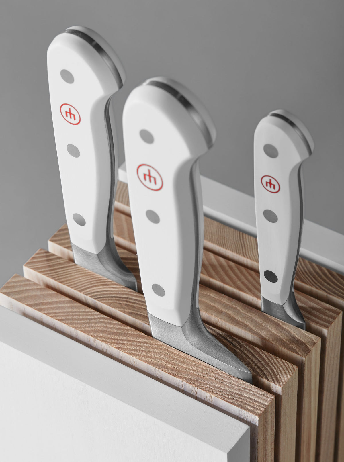 Wüsthof Classic White Designer Knife Block – White Wusthof by Kitchen Niche
