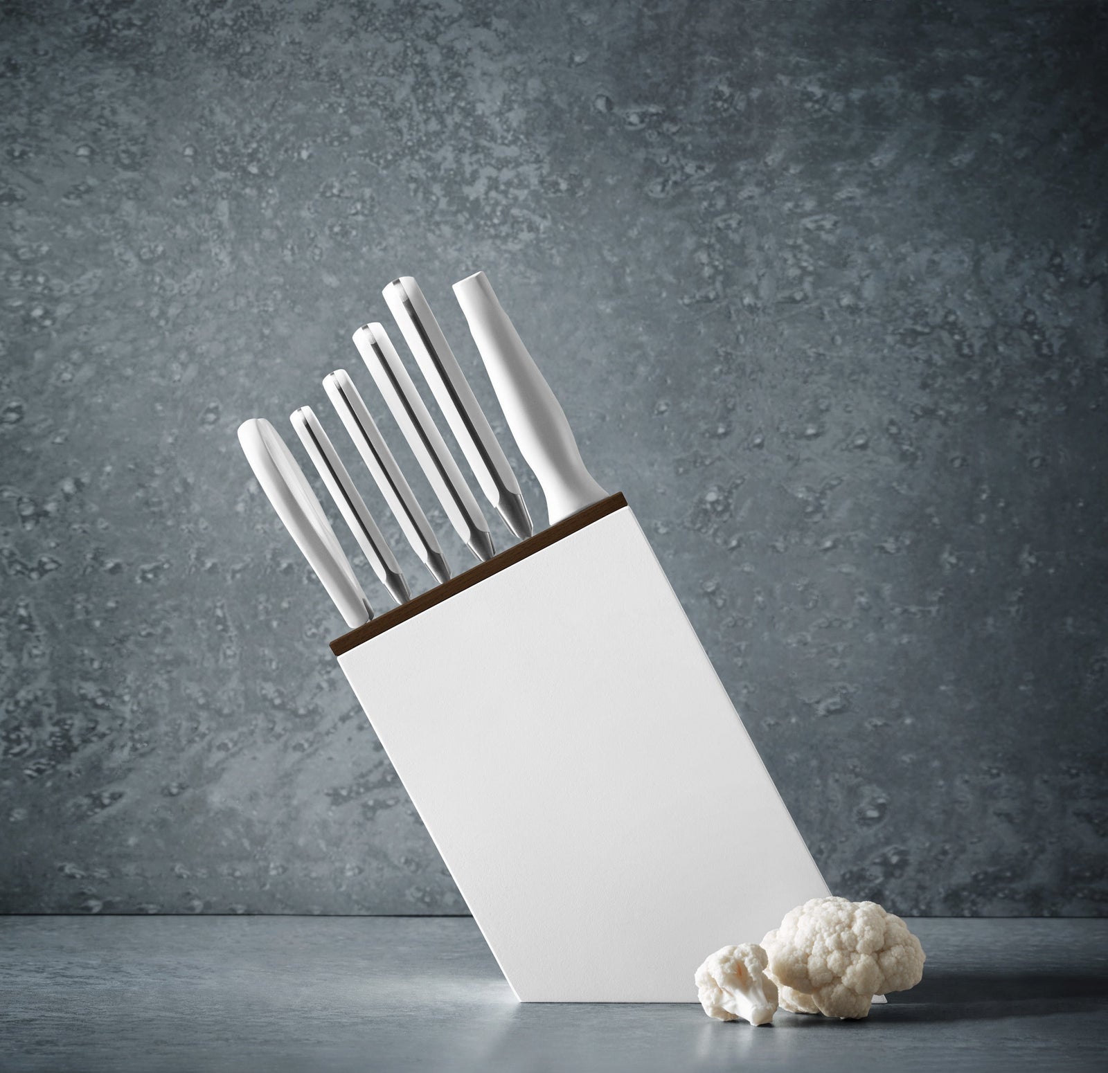 Wüsthof Classic White Slim Knife Block – White Wusthof by Kitchen Niche