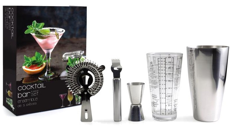 Danesco Cocktail Bar Set of 5 by Kitchen Niche