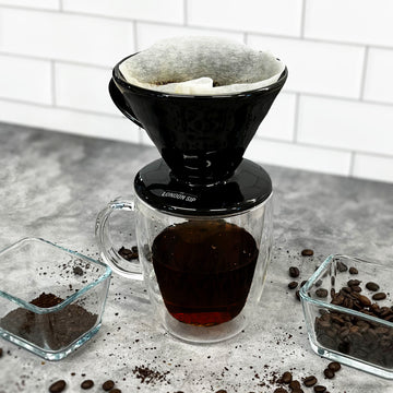 London Sip Ceramic Coffee Dripper 1-2 Cup by Kitchen Niche