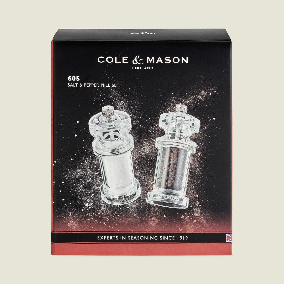 Cole & Mason 605 Classic Precision Salt & Pepper Gift Set