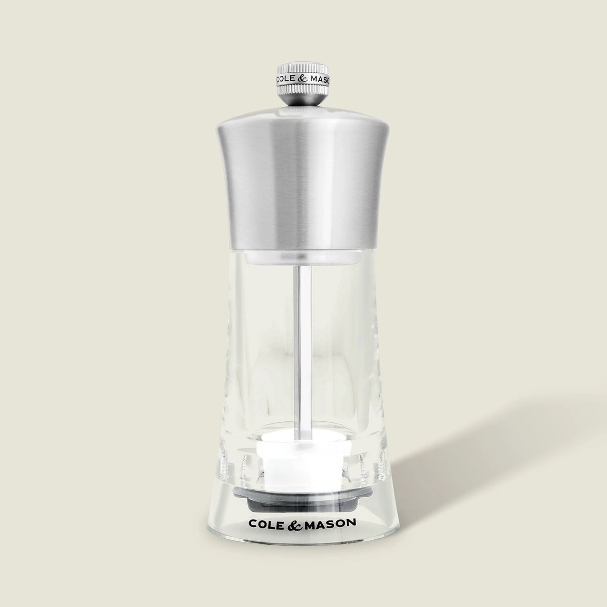 Cole &amp; Mason Bromley Pepper Mill – Acrylic &amp; Stainless Steel