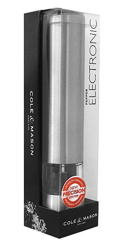 Cole & Mason Hampstead Electronic Pepper Mill by Kitchen Niche