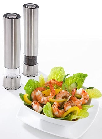 Cole & Mason Hampstead Electric Salt Mill, 21.5 cm / 8.5" by Kitchen Niche