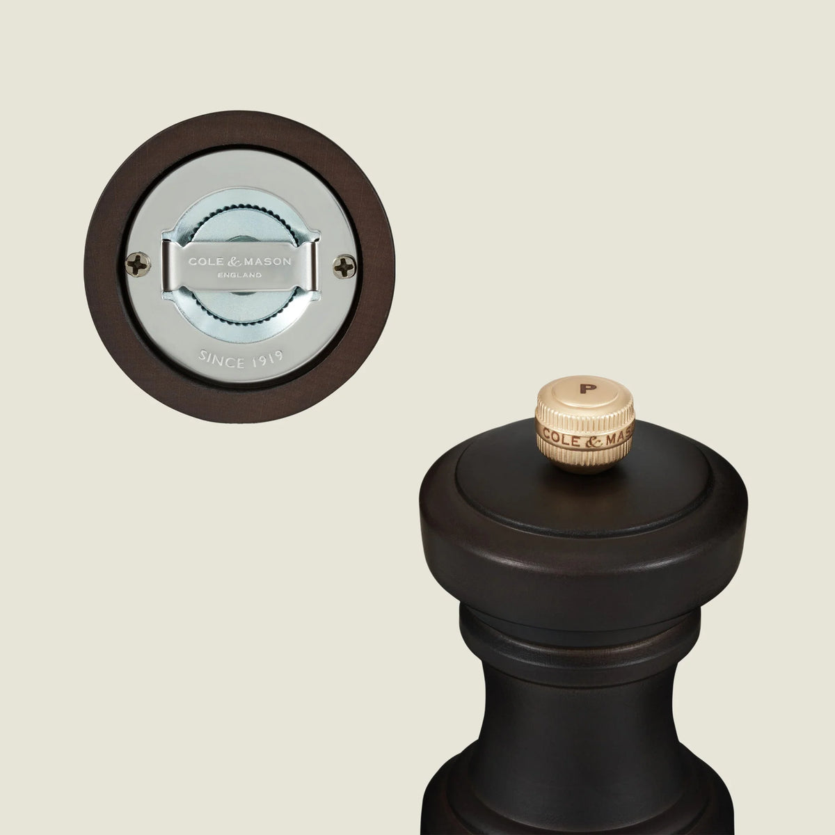 Cole & Mason Hoxton Pepper Mill – Chocolate Wood