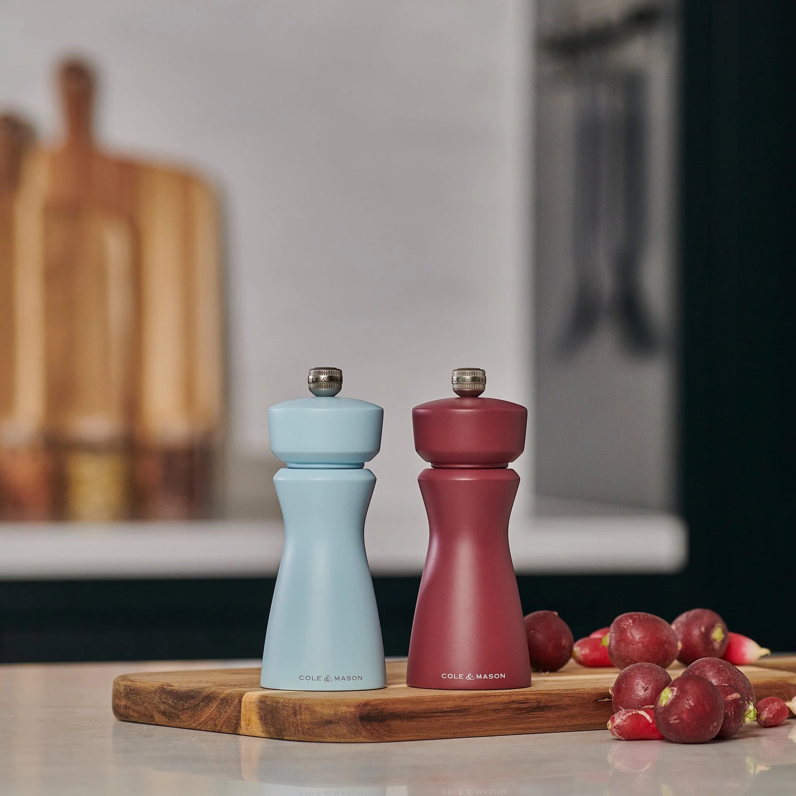 Cole & Mason Kenton Salt/Pepper Mill – Blue Salt