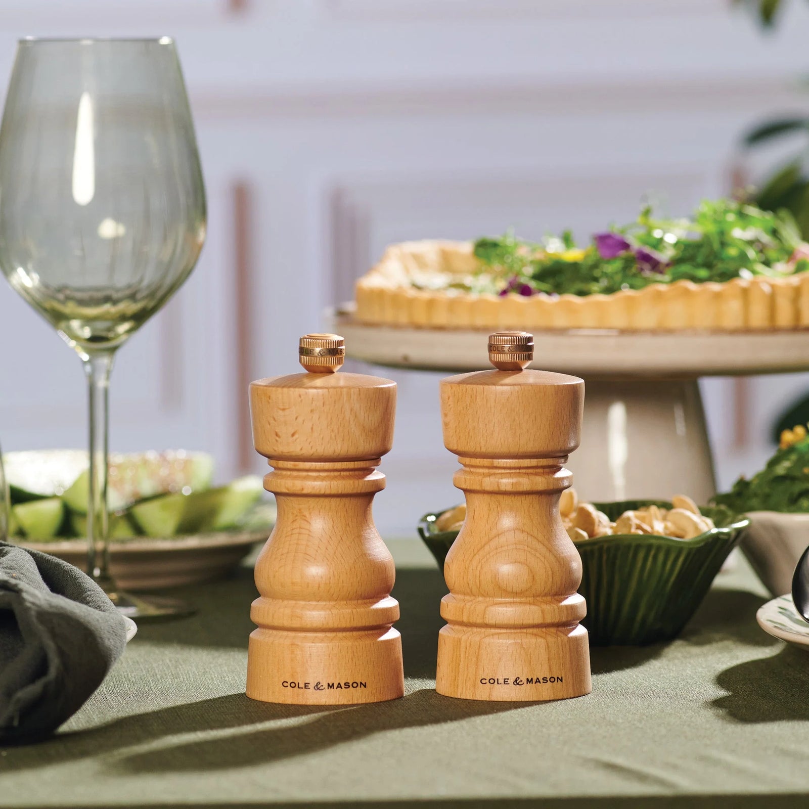 Cole & Mason The London Collection Salt Mill – Natural Beech – 5" / 13 cm
