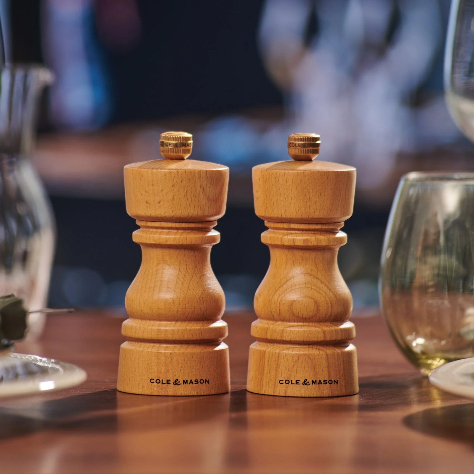 Cole & Mason The London Collection Pepper Mill – Natural Beech – 5" / 13 cm