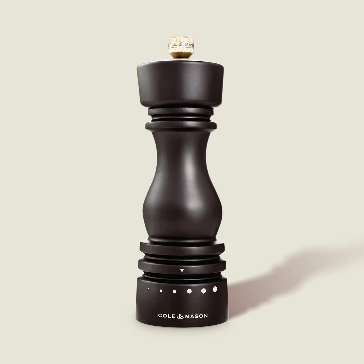 Cole &amp; Mason London Grind Select Pepper Mill – Chocolate Wood – 7" / 18 cm