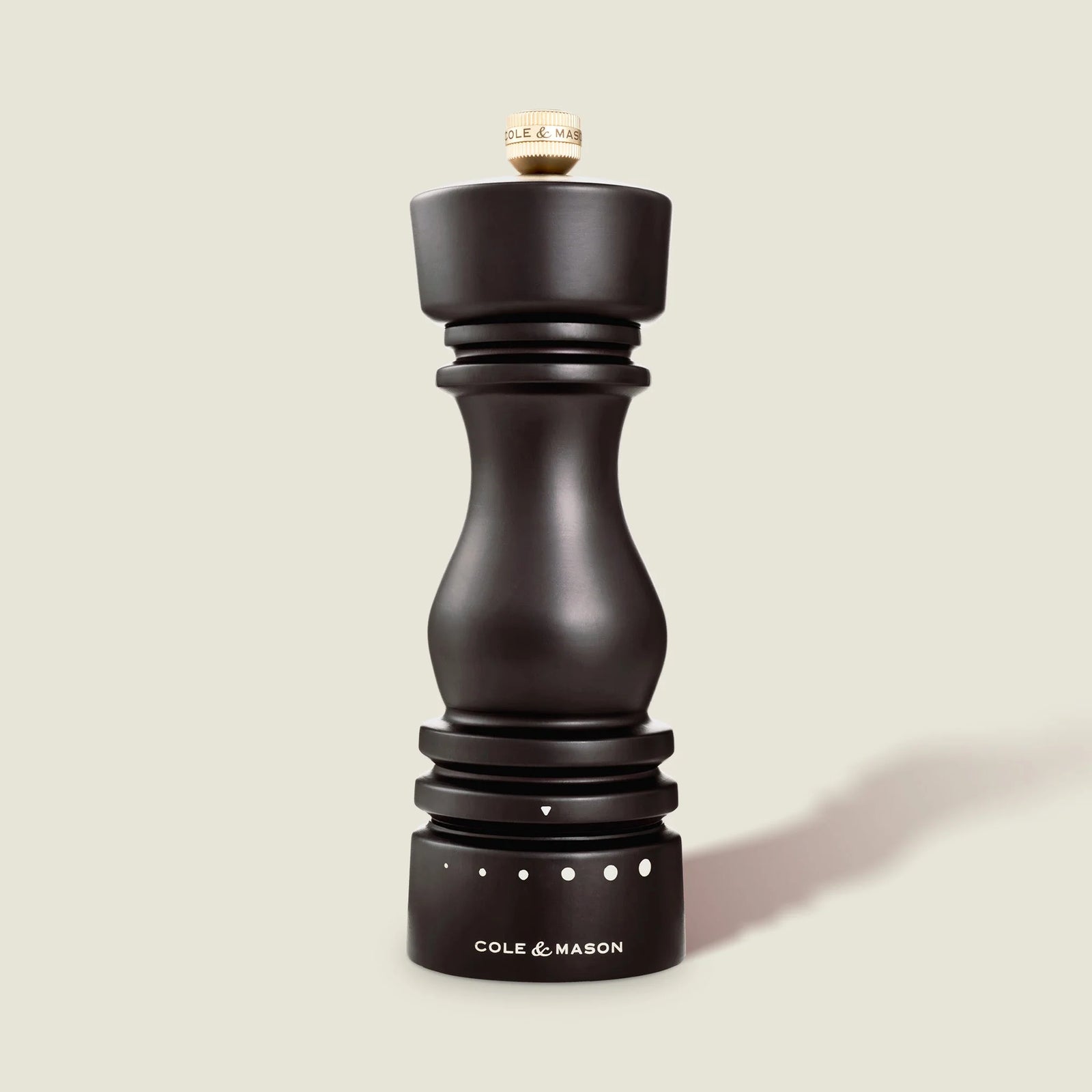 Cole & Mason London Grind Select Pepper Mill – Chocolate Wood – 7" / 18 cm