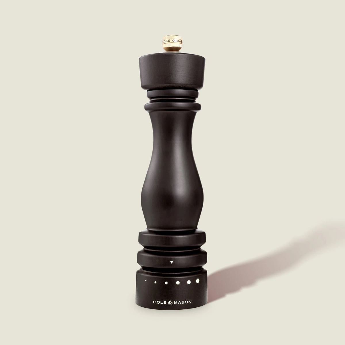 Cole &amp; Mason London Grind Select Pepper Mill – Chocolate Wood – 8.5" / 22 cm