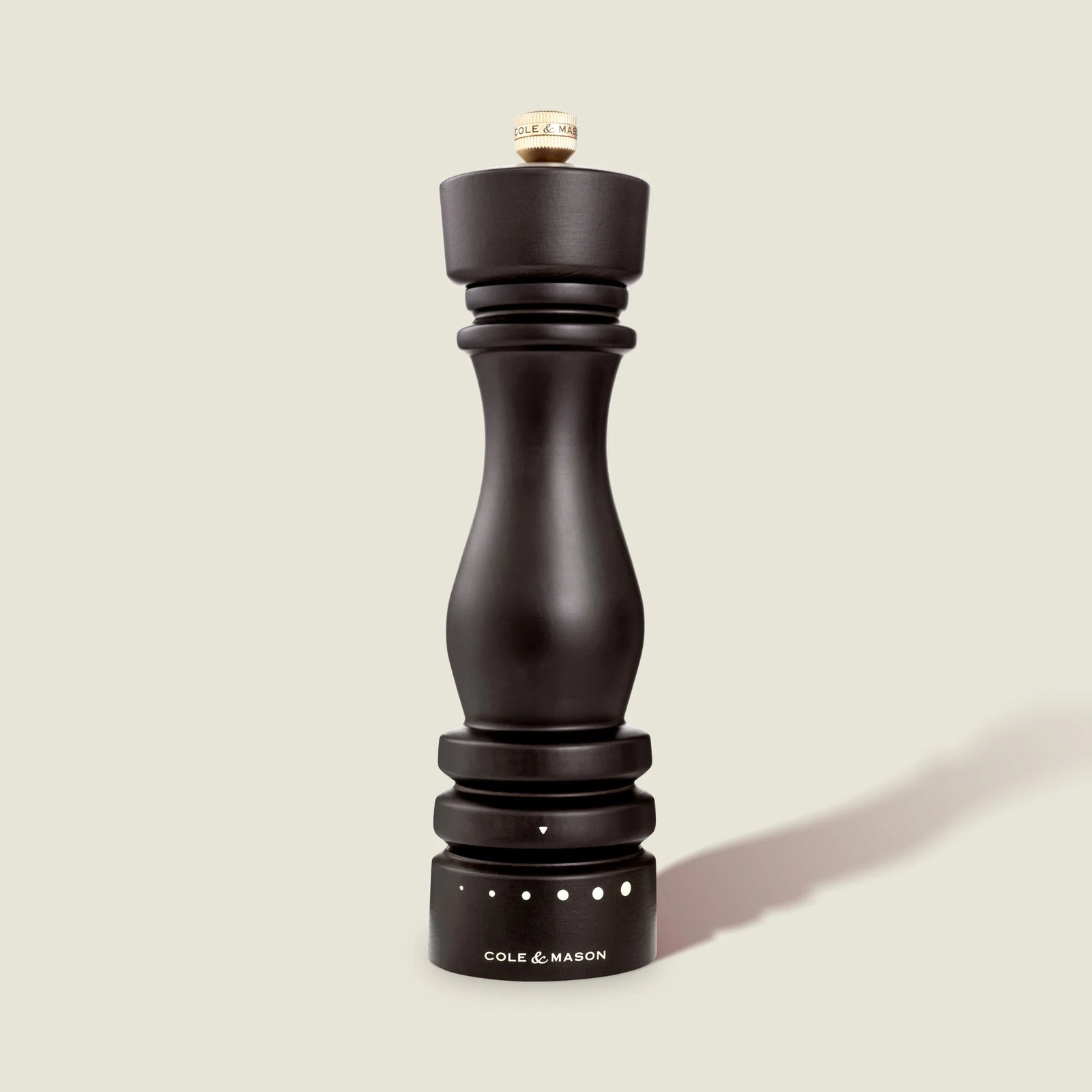 Cole & Mason London Grind Select Pepper Mill – Chocolate Wood – 8.5" / 22 cm