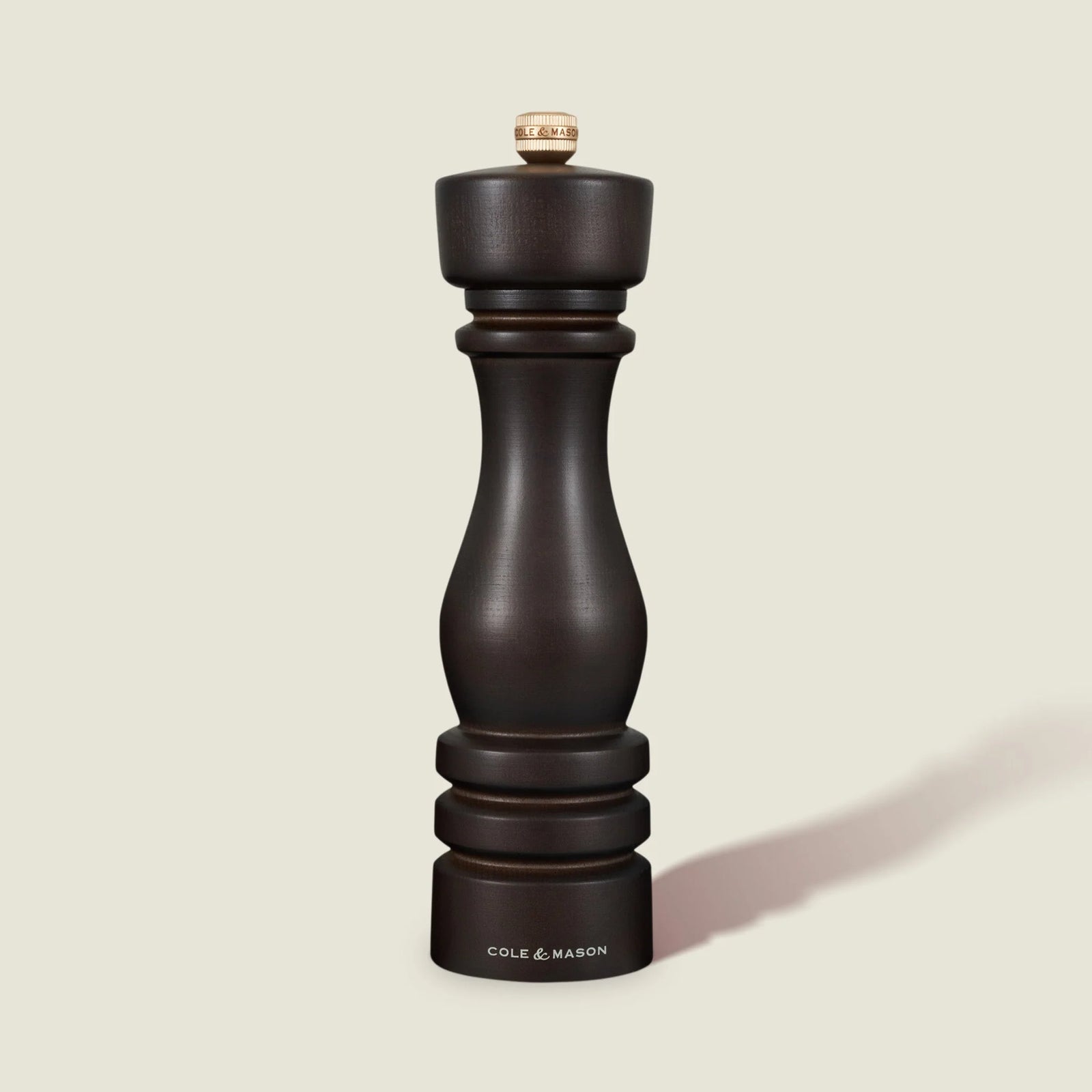 Cole & Mason London Salt Mill – Chocolate Wood – 8.5" / 22 cm